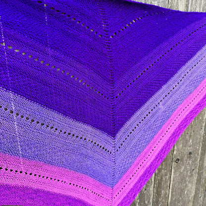 Ombre Stitch Sampler Shawl Pattern - view 11