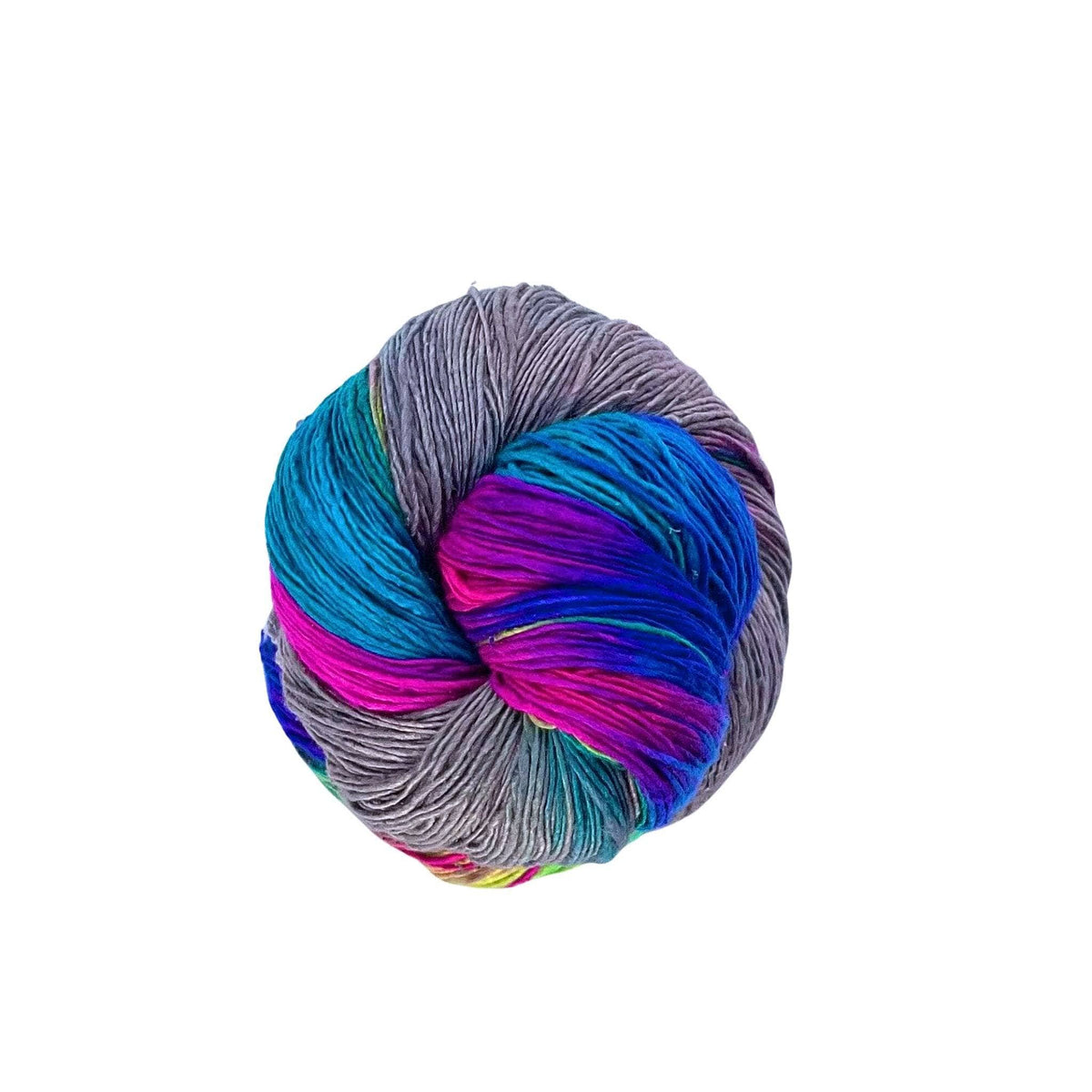 Peek-a-Boo Lace Weight Recycled Silk Yarn - view 4