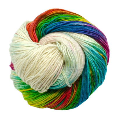 Peek-a-Boo Lace Weight Recycled Silk Yarn - view 3