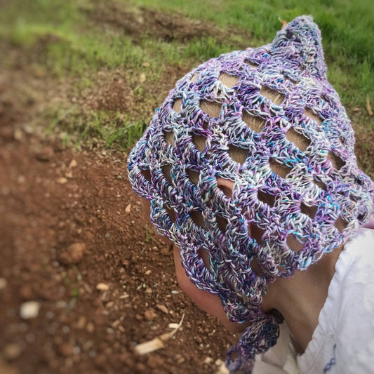 Pixie Bonnet Crochet Pattern - view 2