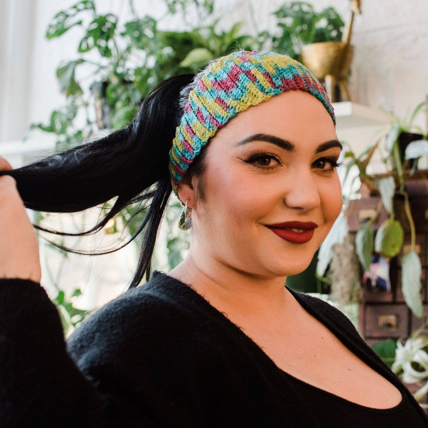 Plume Headband Knit & Crochet Kit - view 2