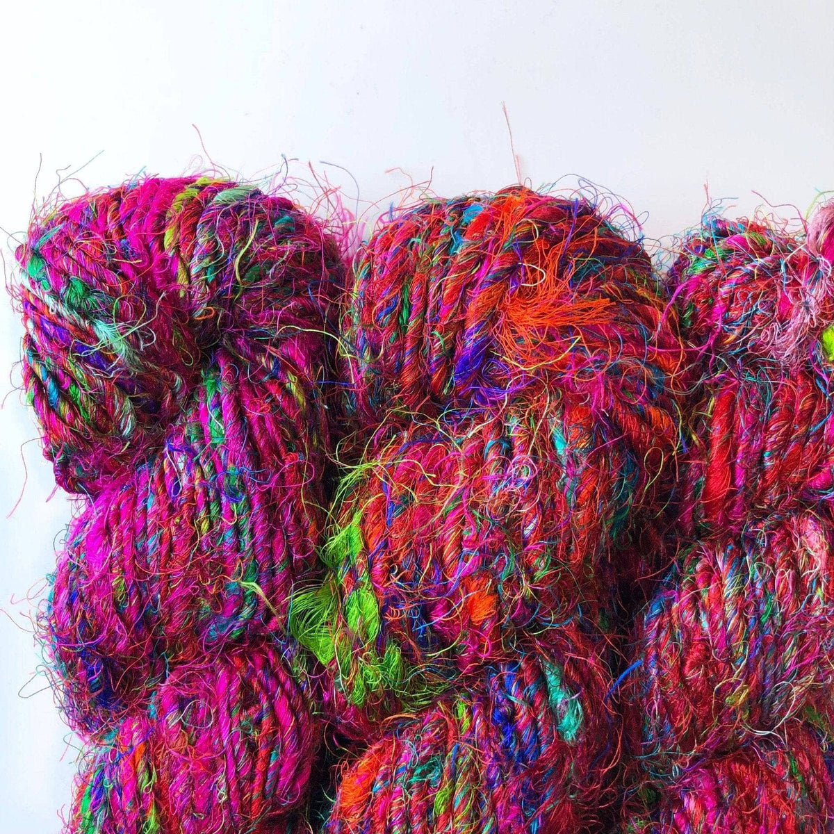 Premium Sari Silk Handspun Yarn - view 2