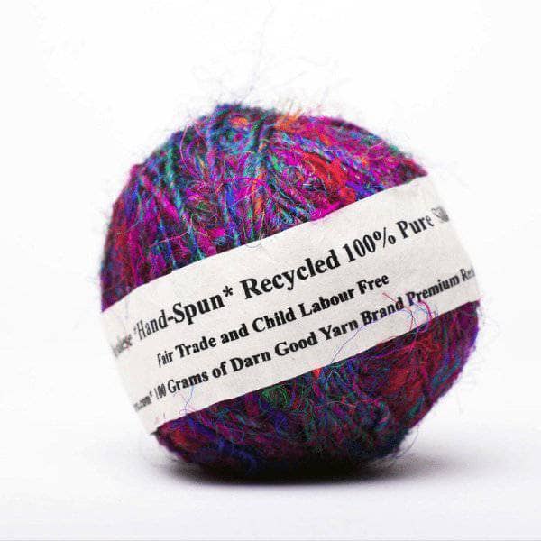 Premium Sari Silk Handspun Yarn - view 3