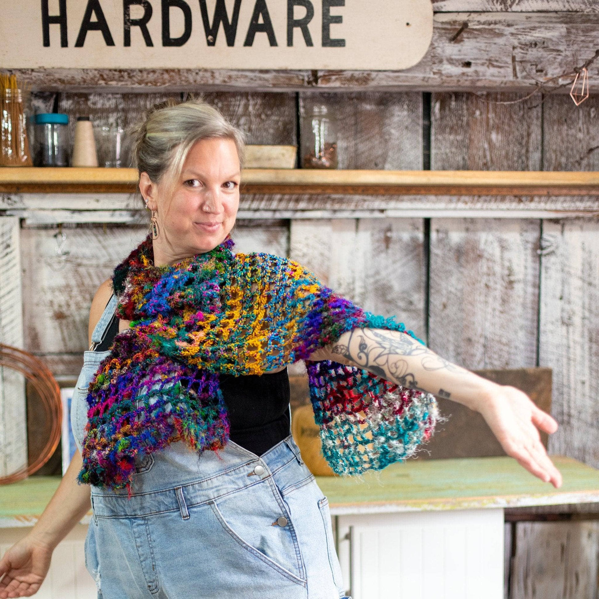 QuadraMesh Easy Crochet Shawl Kit - view 4