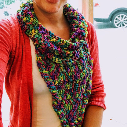 Rainbow Meadows Cowl Crochet Pattern - view 2