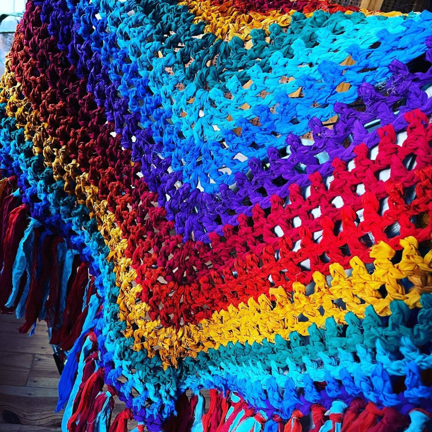Rainbow Shawl Crochet Kit - view 2