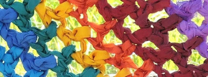 Rainbow Shawl Crochet Pattern - view 3