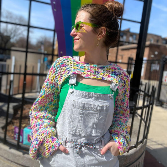 Rainbowlero Sleeves Crochet Pattern - view 2