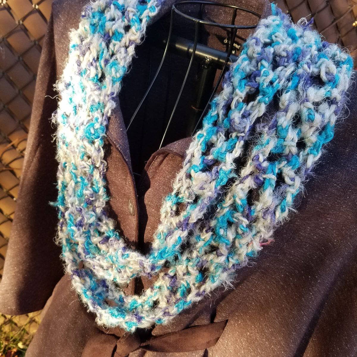 Rainy Day Infinity Scarf Crochet Pattern - view 2