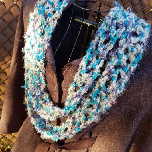 Rainy Day Infinity Scarf Crochet Pattern - view 2