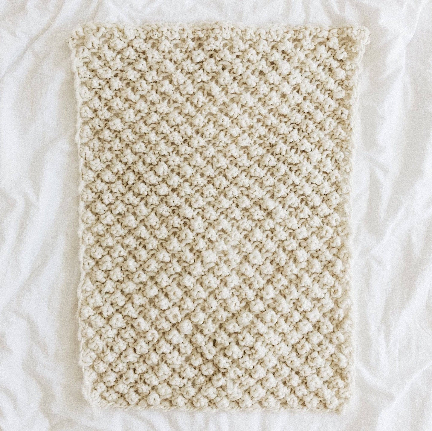 Raspberry Dreams Knit Baby Blanket Pattern - view 3