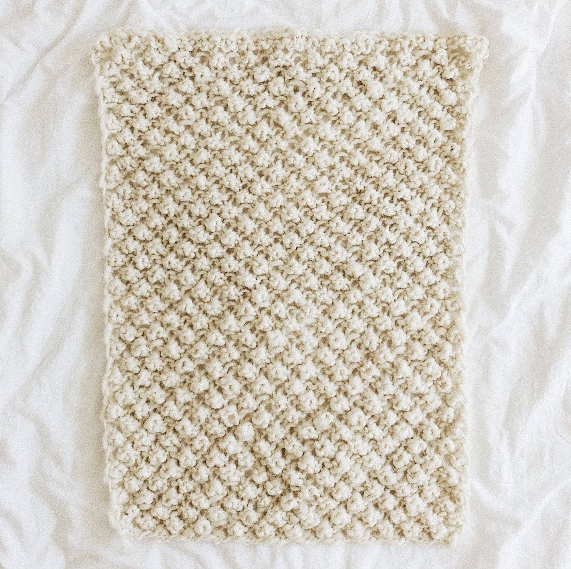 Raspberry Dreams Knit Baby Blanket Pattern - view 3