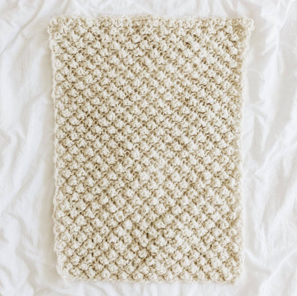 Raspberry Dreams Knit Baby Blanket Pattern - view 3