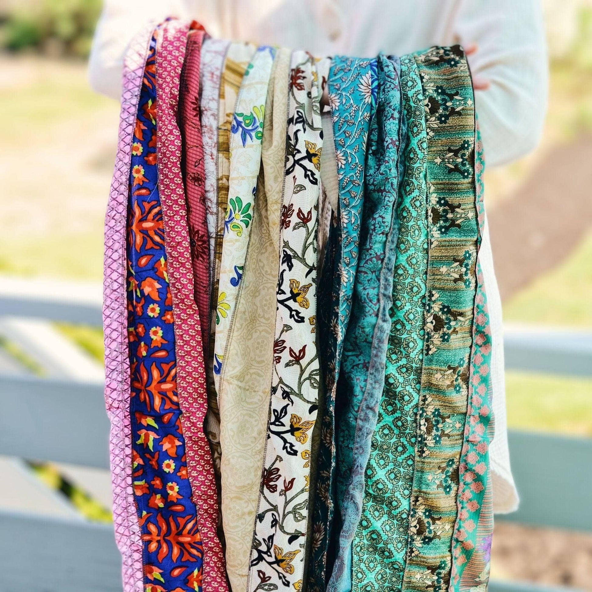 The Original Medley Scarf – Made from Recycled Sari Silk - view 5