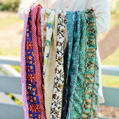 The Original Medley Scarf – Made from Recycled Sari Silk - view 5