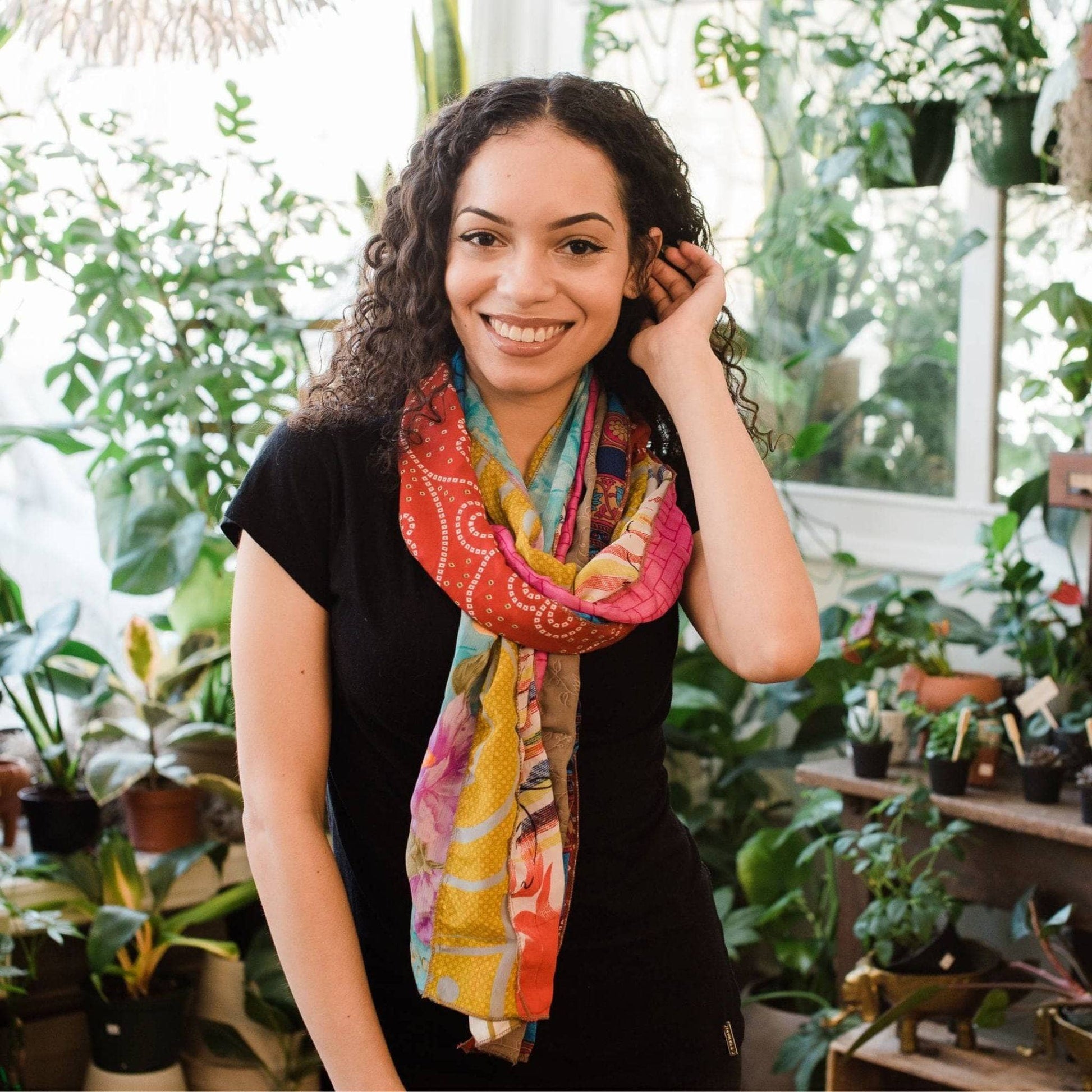 The Original Medley Scarf – Made from Recycled Sari Silk - view 8