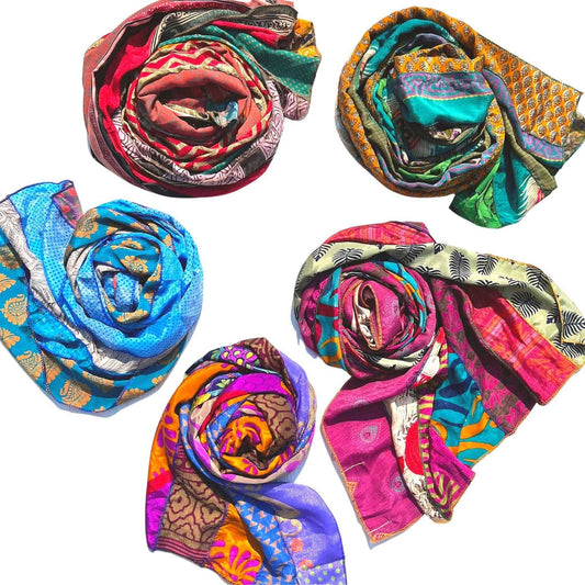 The Original Medley Scarf – Made from Recycled Sari Silk