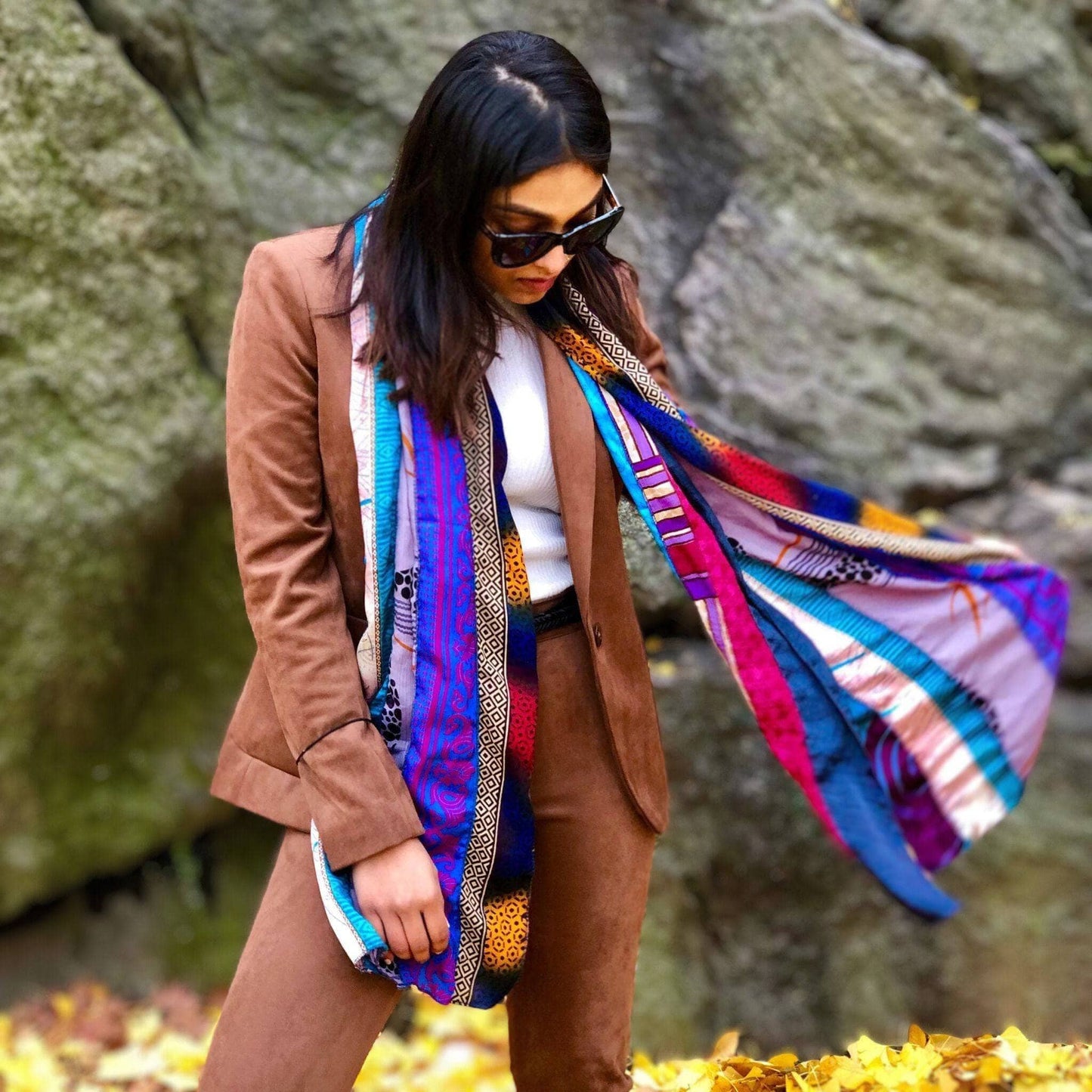 The Original Medley Scarf – Made from Recycled Sari Silk - view 7