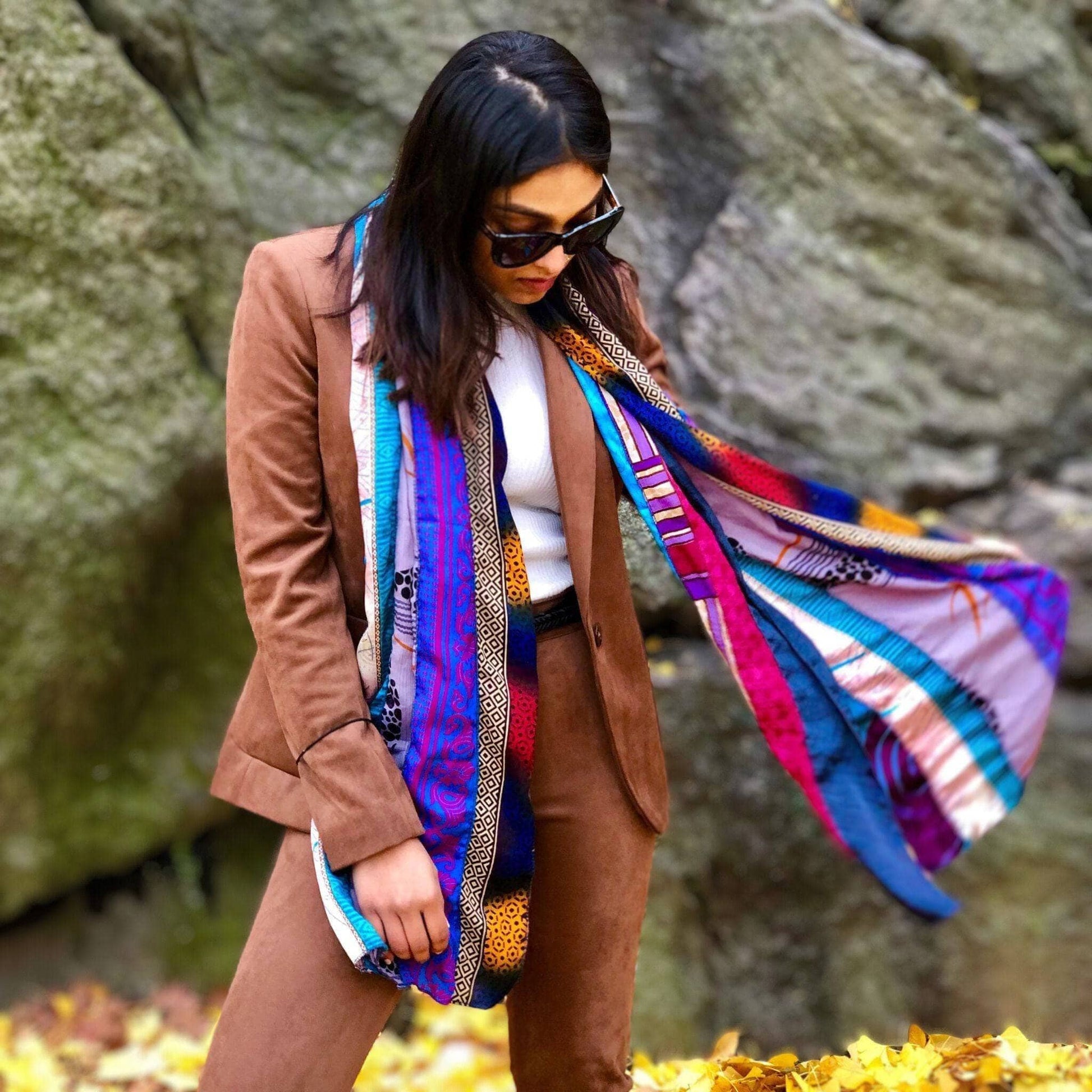 The Original Medley Scarf – Made from Recycled Sari Silk - view 7