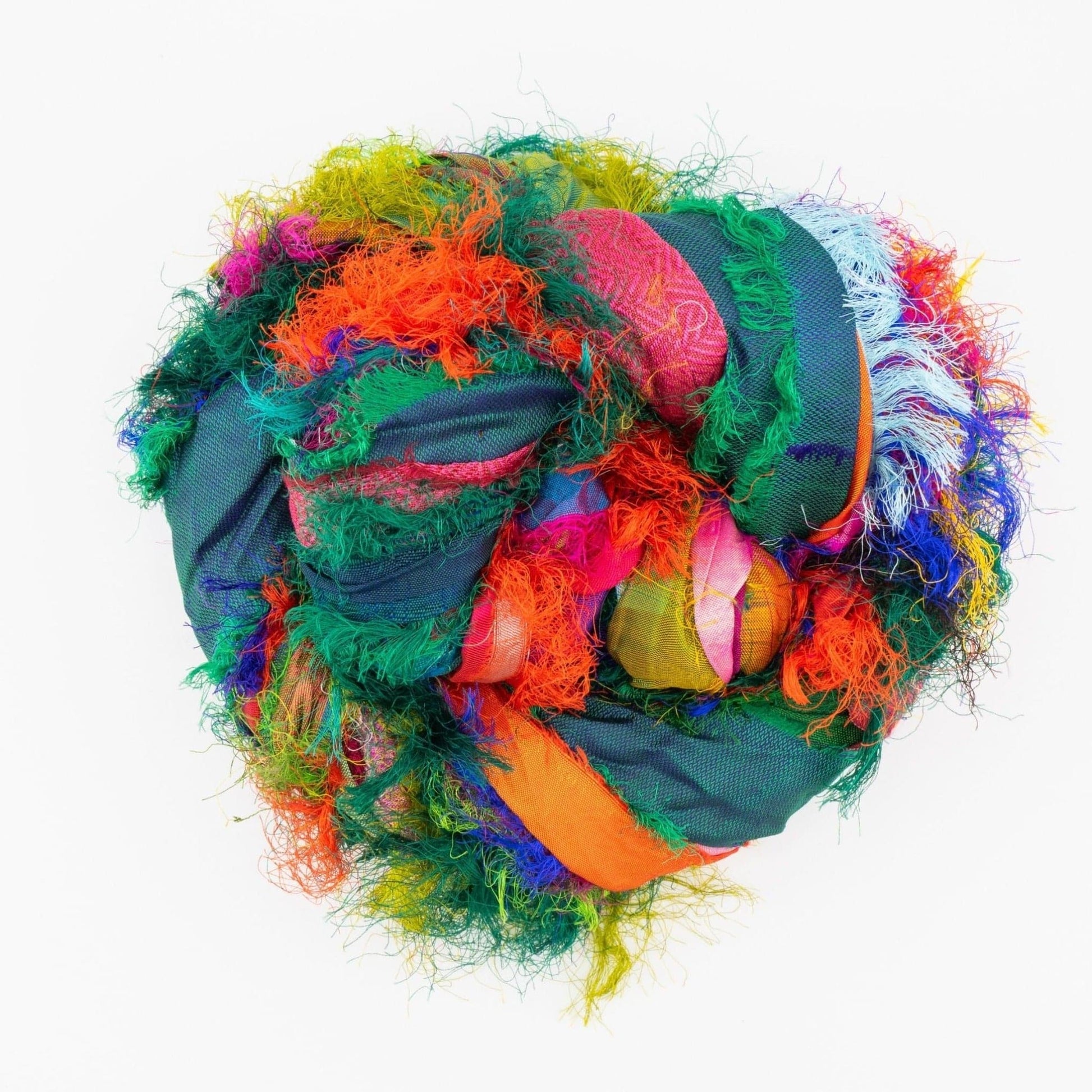"Nicole's Favorite Ribbon" Recycled Sari Silk – Tibet Jewels - view 4