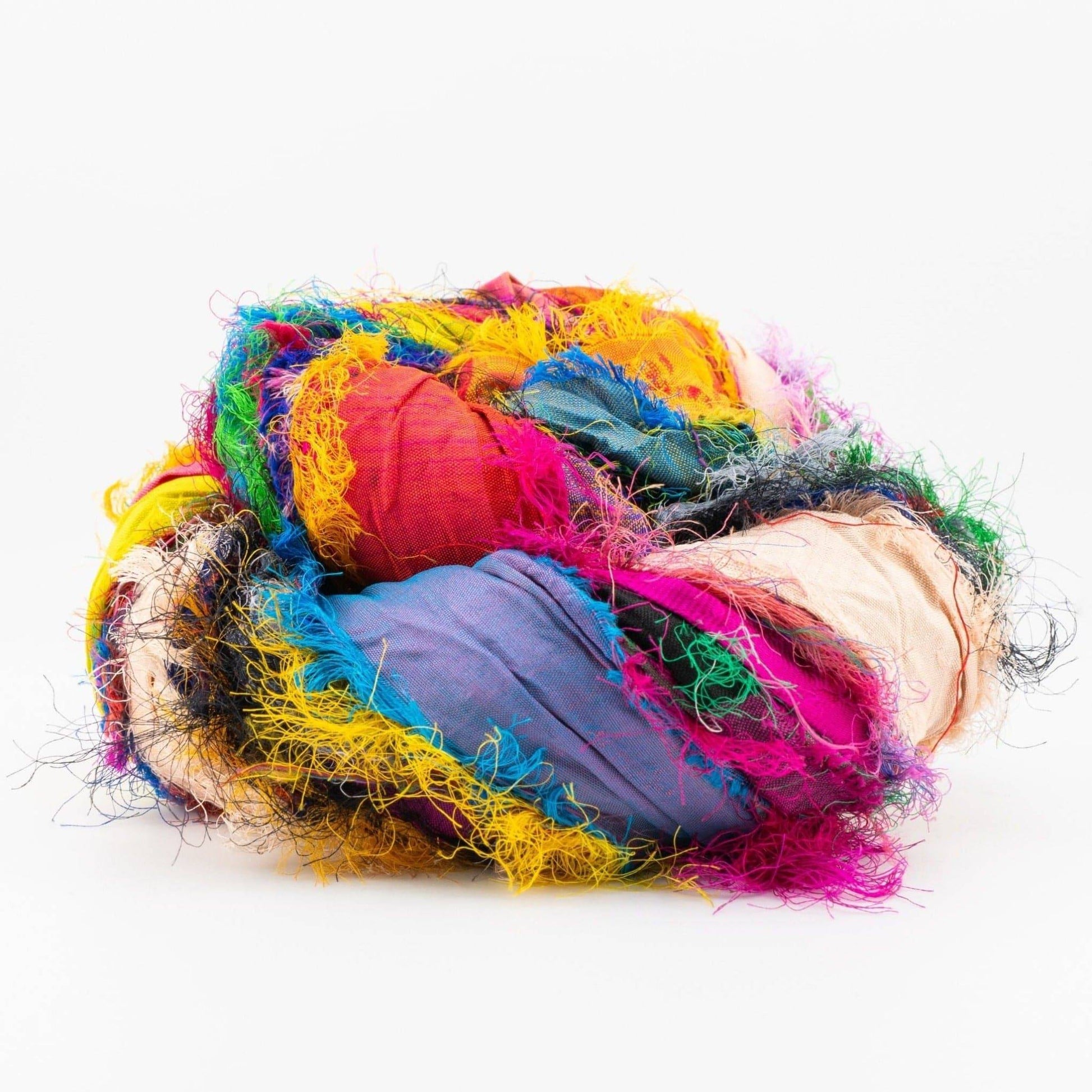 "Nicole's Favorite Ribbon" Recycled Sari Silk – Tibet Jewels - view 5