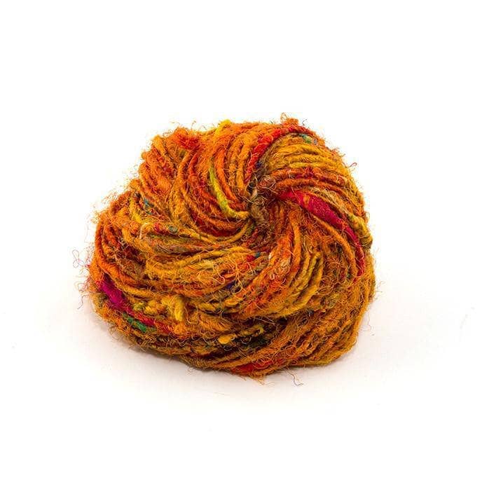 Recycled Silk Yarn "Lux Adventure" - view 10