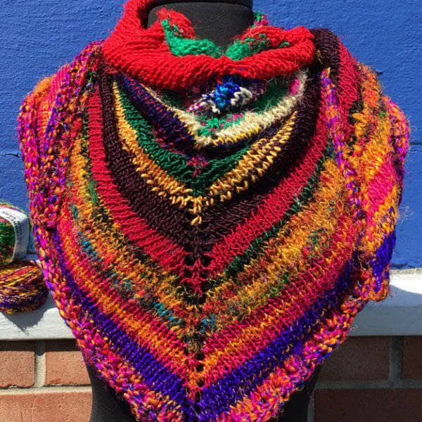 Recycled Silk Yarn "Spice Market" - view 7