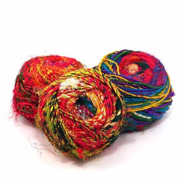 Recycled Silk Yarn "Spice Market" - view 5