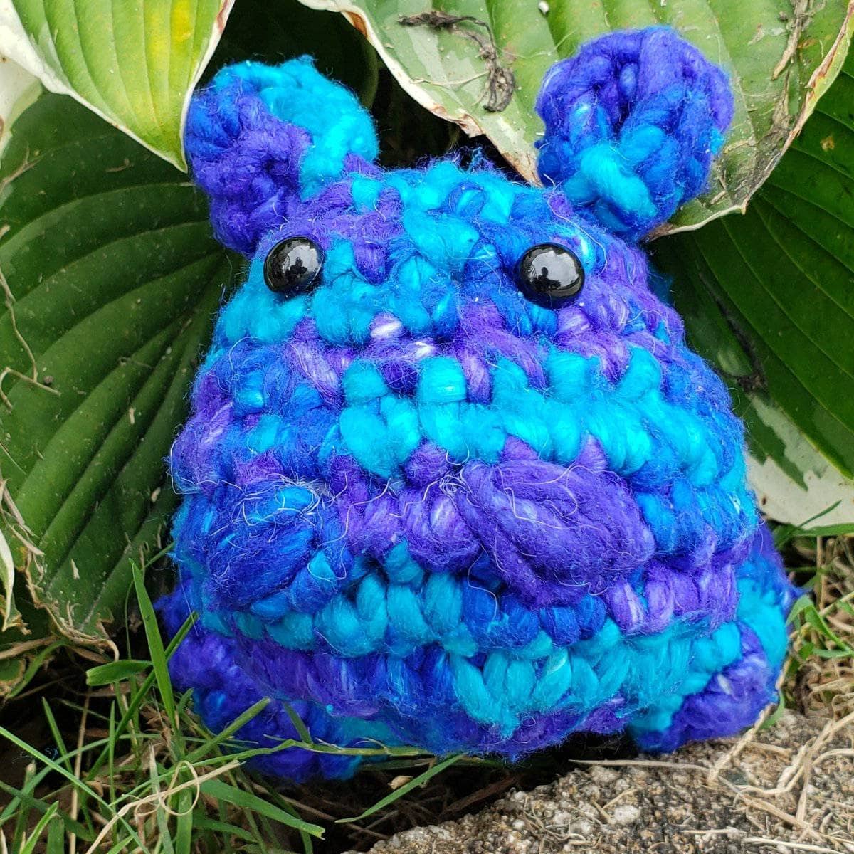 Recycled Silk Baby Hippo Crochet Kit - view 3