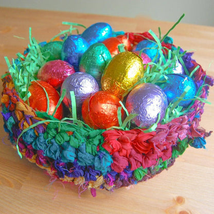 Ribbon Nesting Basket Crochet Pattern - view 4