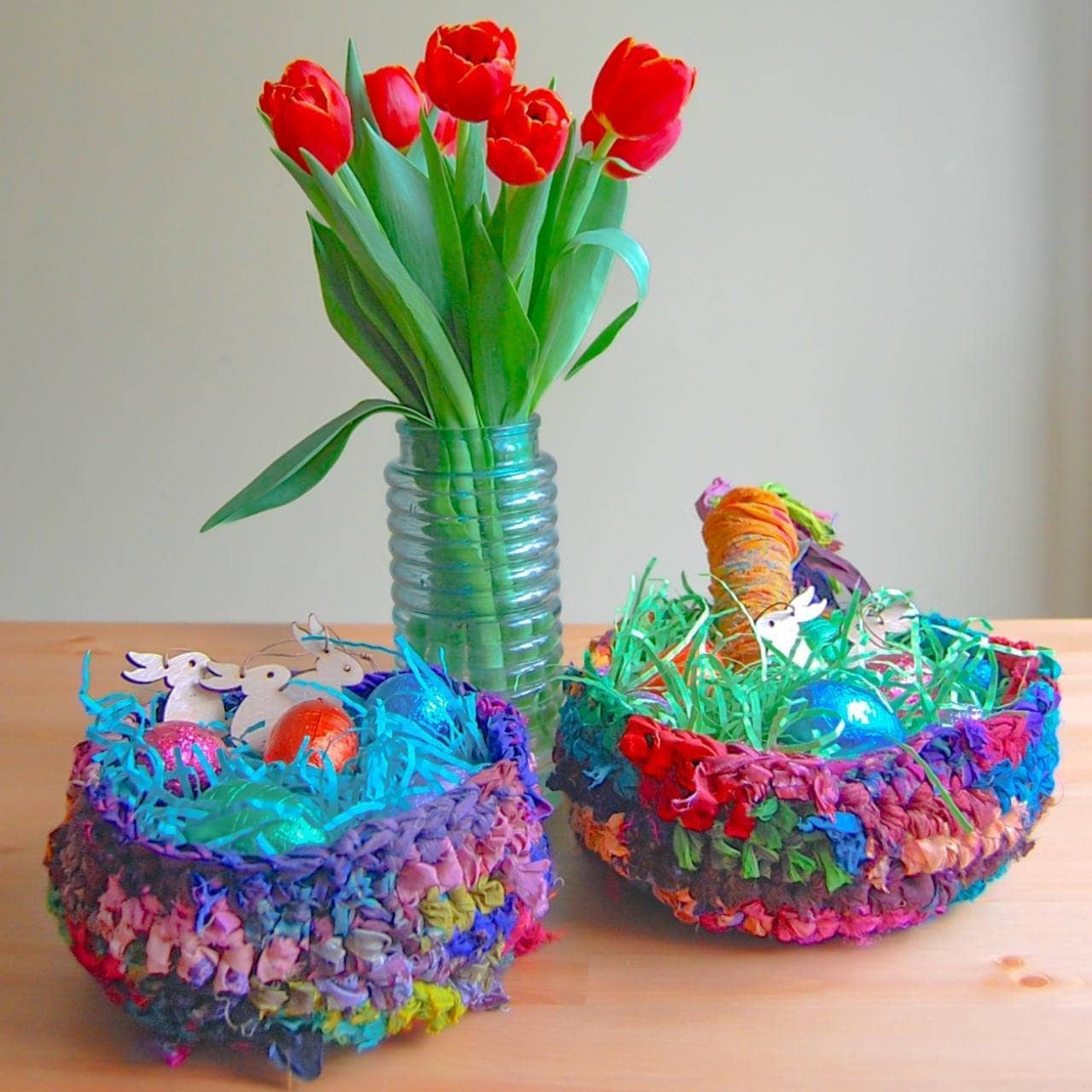 Ribbon Nesting Baskets Crochet Kit - view 3