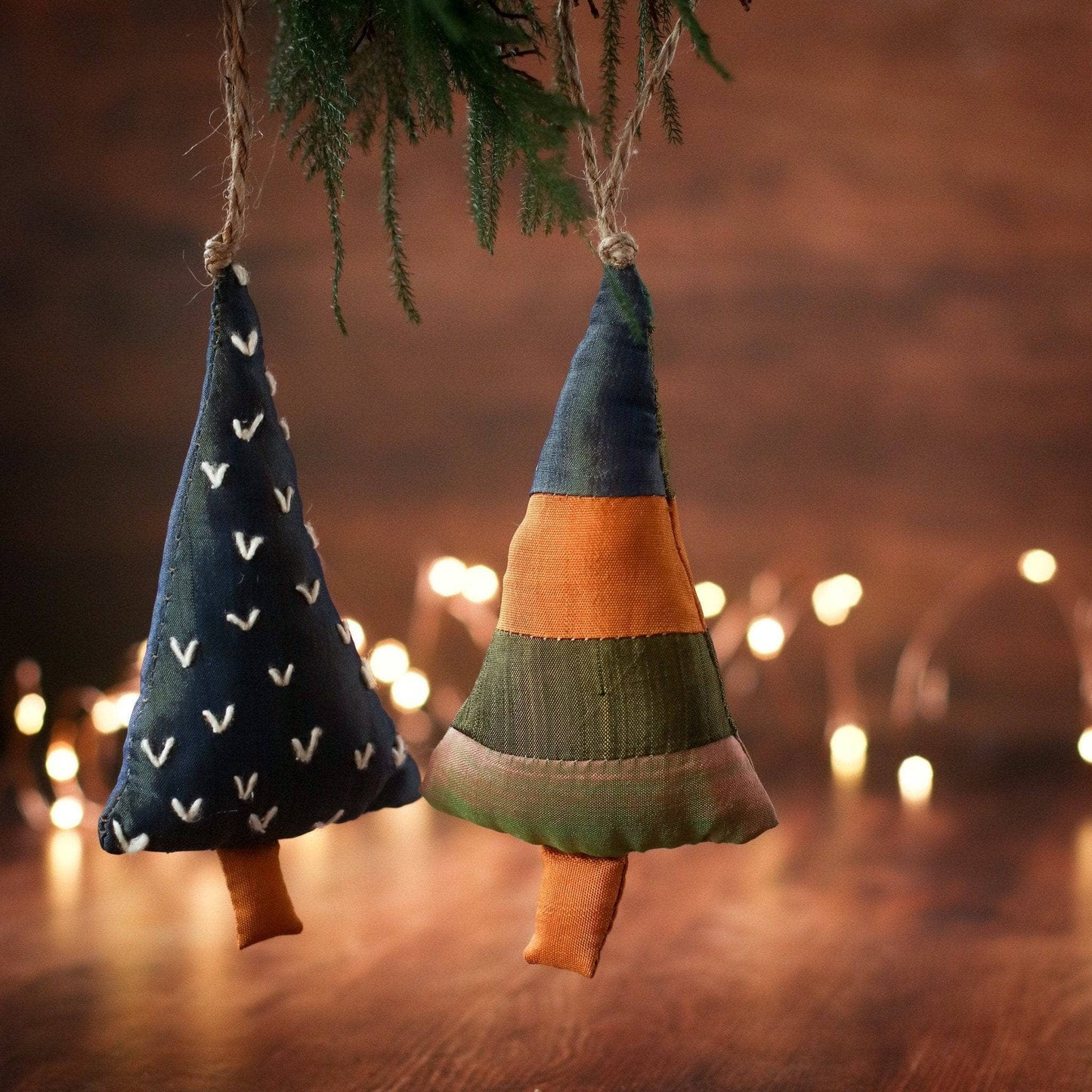 Rustic Christmas Trees Sewing Kit - view 2