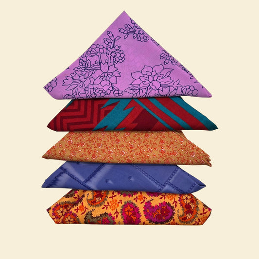 Furoshiki Reusable Sari Silk Wrapping Cloth - view 2