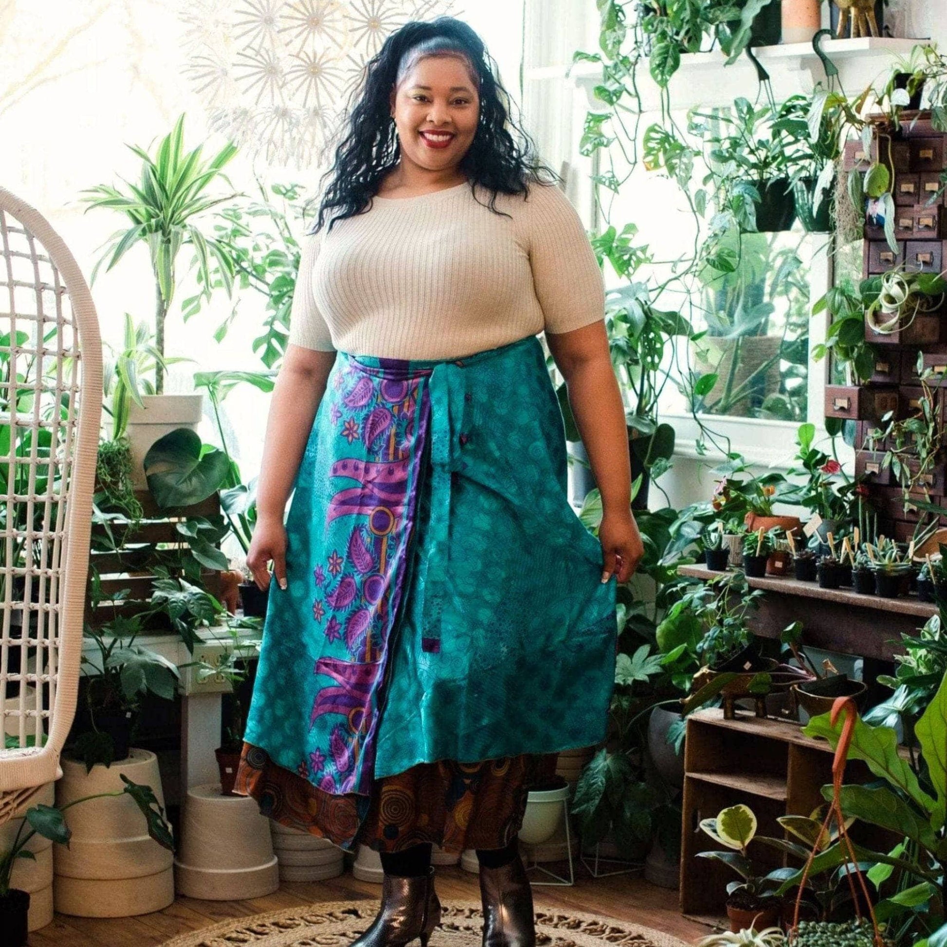 Made With Love: The Original Sari Wrap Skirt - view 20