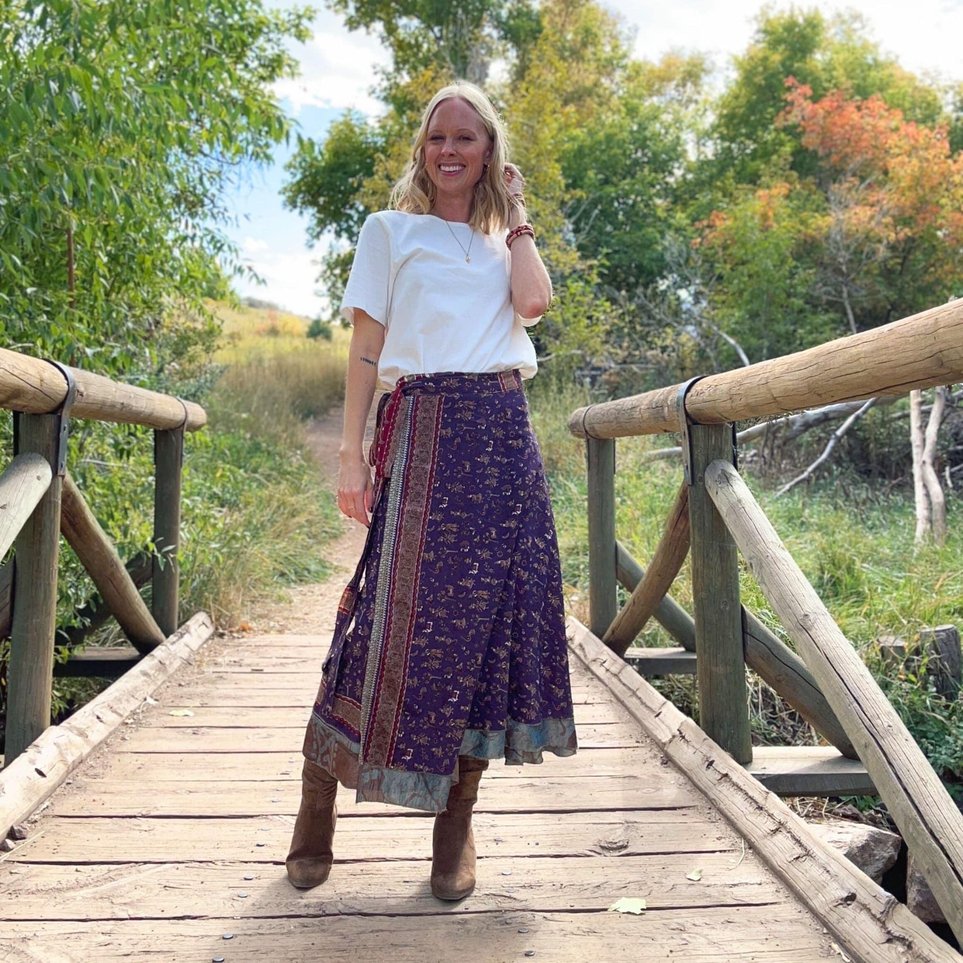 Made With Love: The Original Sari Wrap Skirt - view 18