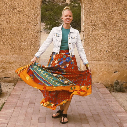 Made With Love: The Original Sari Wrap Skirt - view 16