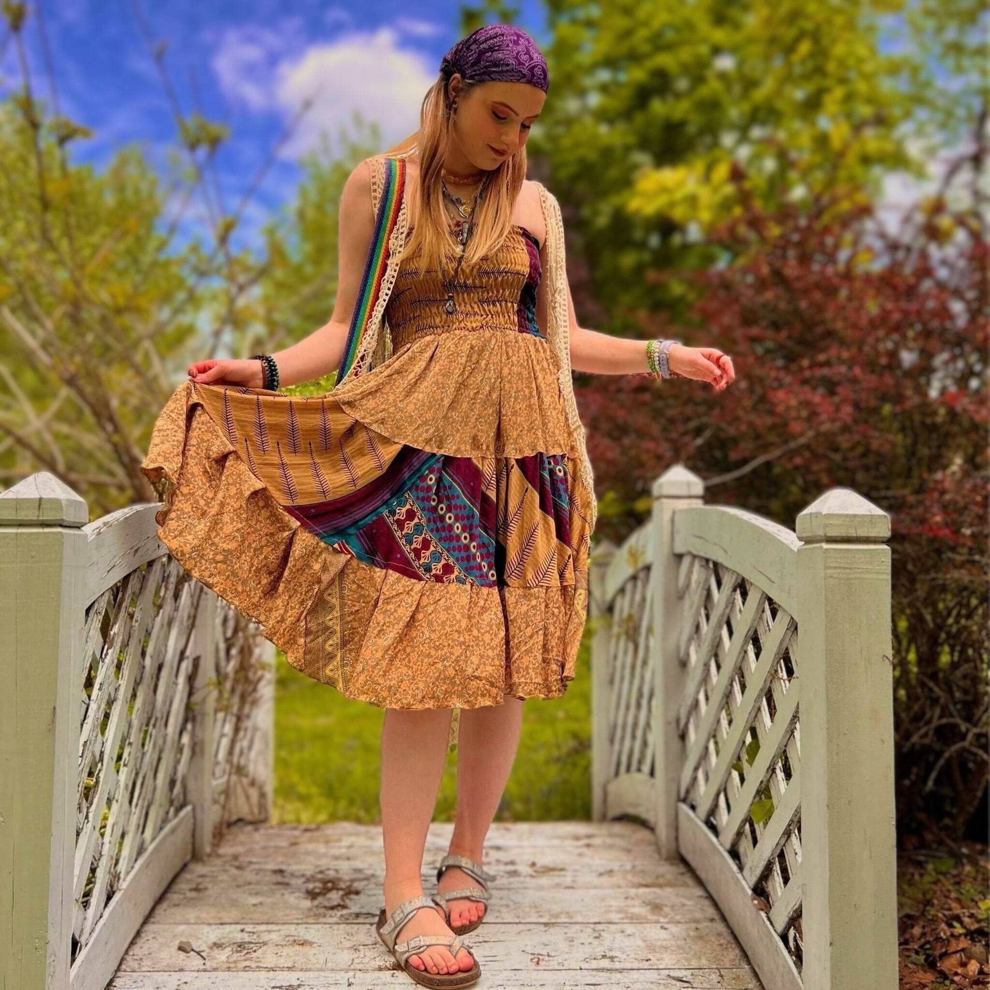 Sedona Patchwork Dress - view 6