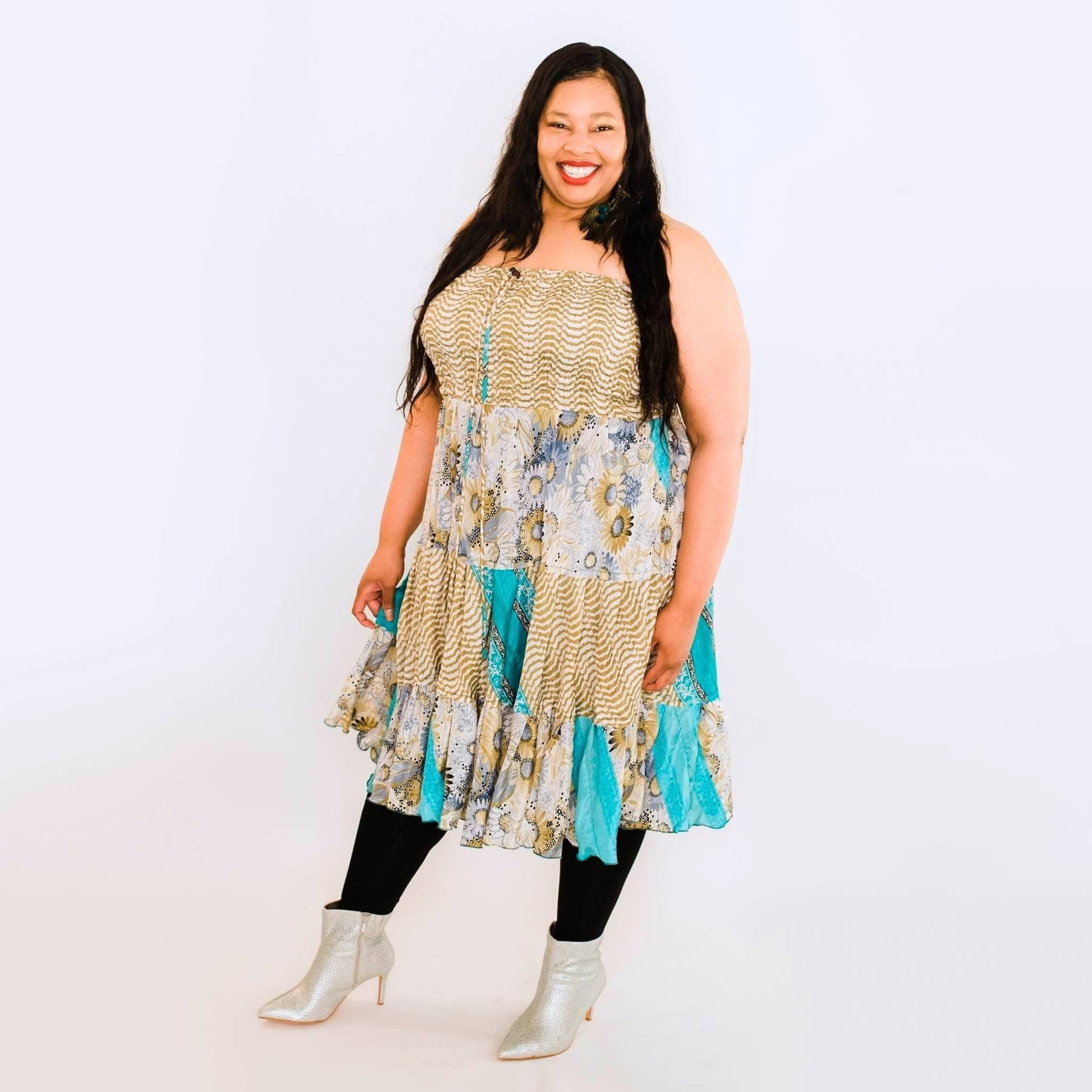 Sedona Patchwork Dress - view 9
