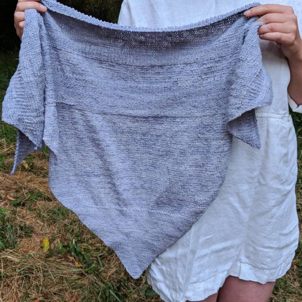 Serendipity Lace Weight Silk Shawl Knit Pattern - view 4