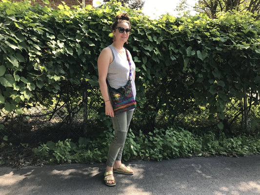 Shells and Stripes Purse Crochet Pattern - view 2