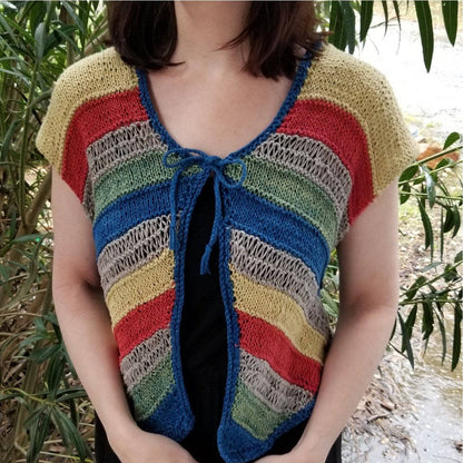Shells on the Shoreline Silk Scarf Crochet Pattern - view 2