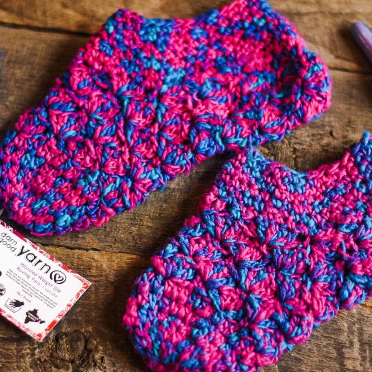 Silk Mer-Slippers Crochet Pattern - view 3