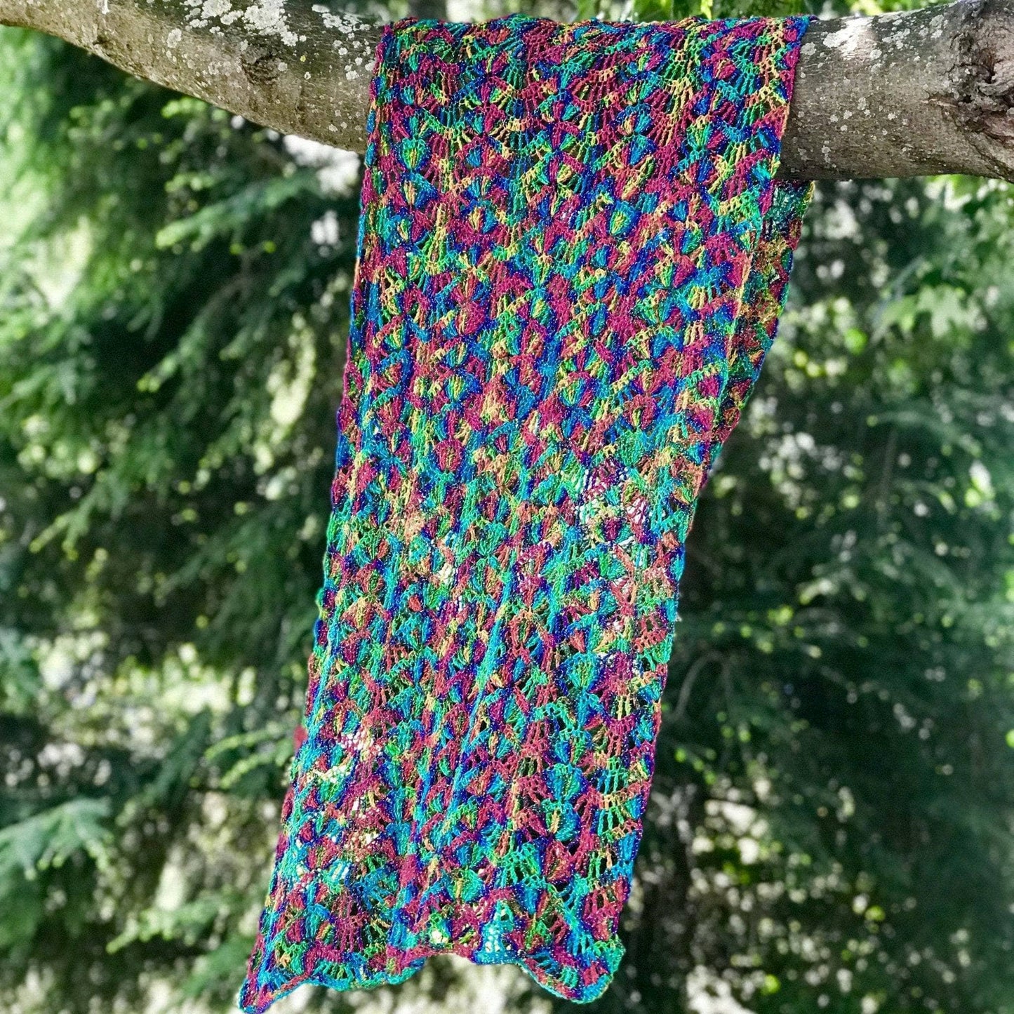 Silk Waves Shawl Crochet Pattern - view 5