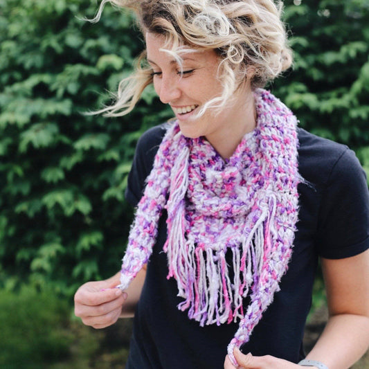 Simple + Quick Banana Scarf Crochet Kit