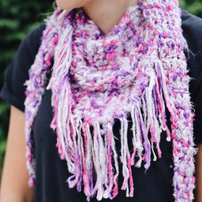 Simple + Quick Banana Scarf Crochet Pattern - view 2