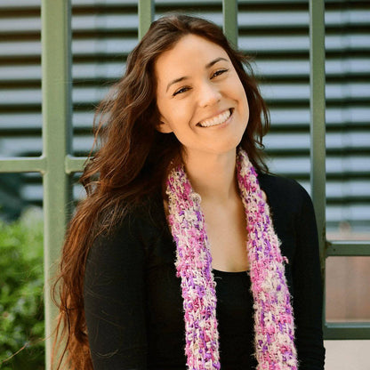 Simple Tunisian Crochet Scarf Pattern - view 3