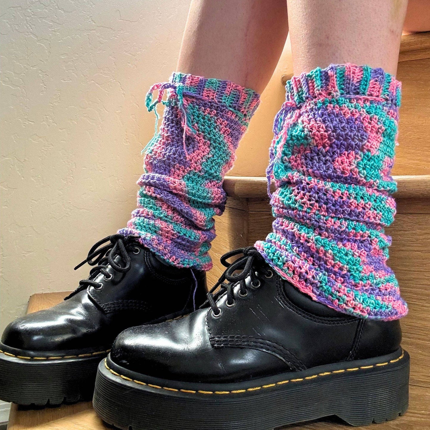 Slouchy Leg Warmers Crochet Pattern