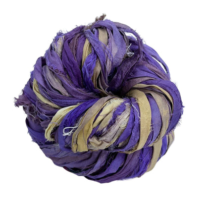 Artisan Recycled Sari Ribbon Yarn – Sari Treasures in Every Strand - view 3