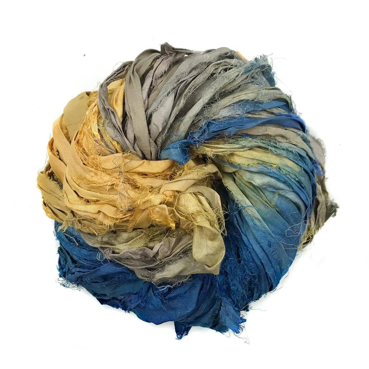 Artisan Recycled Sari Ribbon Yarn – Sari Treasures in Every Strand - view 9