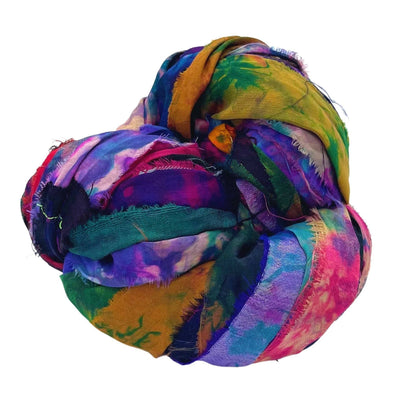 Artisan Recycled Sari Ribbon Yarn – Sari Treasures in Every Strand - view 18